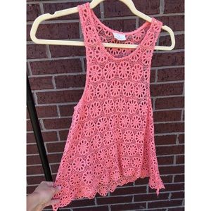 Crocheted tank